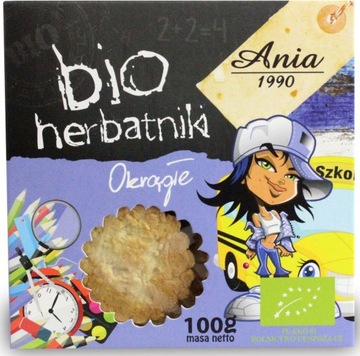 Herbatniki Dla Dzieci Okrągłe 100g - Bio Ania EKO