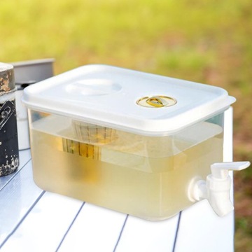 Холодильник с диспенсером для напитков Контейнер для замороженного сока в бочке с чаем и лимонадом в банках 5 литров