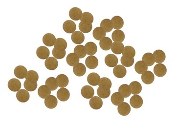 Podstawka okrągła 20 mm bases MDF/HDF 50 szt.