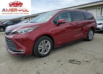 Toyota Sienna III 2021 Toyota Sienna Limited 2021 2.5l 2.5 Hybryda 245KM