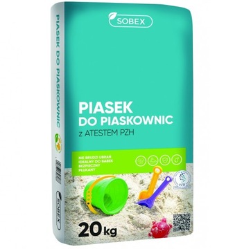 ПЕСОК ДЛЯ ПЕСОЧНИЦЫ 20 КГ SOBEX