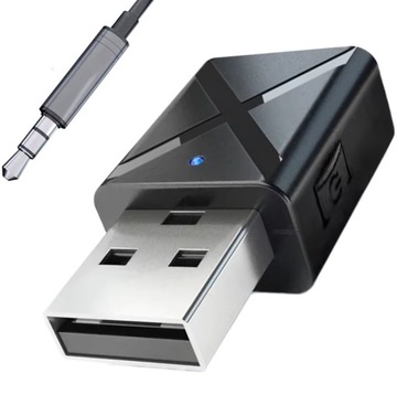 ODBIORNIK NADAJNIK TRANSMITER BLUETOOTH BT 2w1 ADAPTER AUDIO AUX USB AK276B