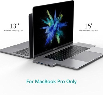Универсальный концентратор HomeSpot MacBook Pro 2016 2017, серый
