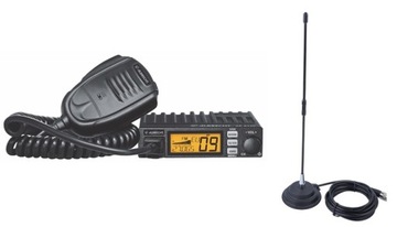 RADIO CB ALBRECHT 6120 VOX + ANTENA SUNKER FOURTH