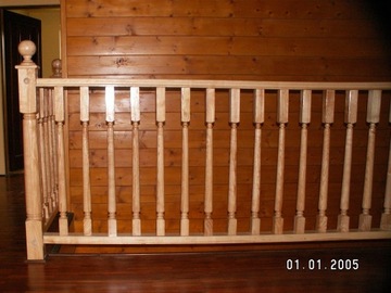 Tralka JESION barierka drewniana schody tralki