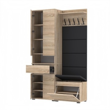 Garderoba 120x36cm SU60-VB60-4PAN-WP60 D1 N1 Dąb Sonoma