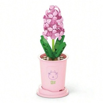 FLORIST kwiaty klocki dla dzieci dorosłych Prezent Zakończenie Roku Hiacynt