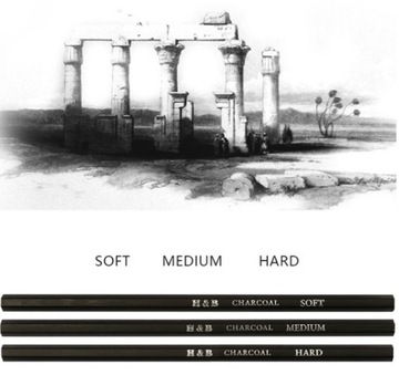 ZESTAW Ołówków Ołówki 34w1 do SZKICOWANIA H&B