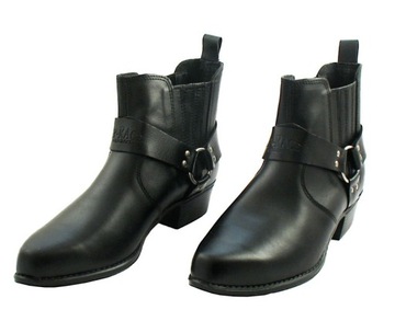 MĘSKIE SKÓRZANE BUTY KOWBOJKI SKÓRA POLSKIE r 43