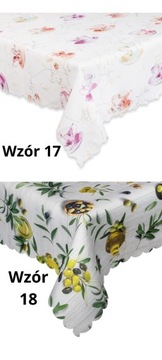 Скатерть грязеотталкивающая, на заказ, Принты, Узоры, Плотная, Для садовой гостиной, ширина 130