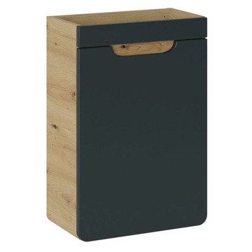 Nowoczesna Szafka pod Umywalkę 40 cm Szara Wisząca