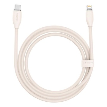Kabel USB typ C - Apple Lightning Baseus 2m RÓŻOWY