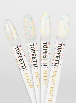 YOSHI Top гибридный блеск для ногтей TOPFETTI CLEAR 10 мл