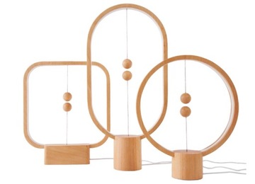 HENG Balance Lamp Эллиптическая деревянная USB-лампа