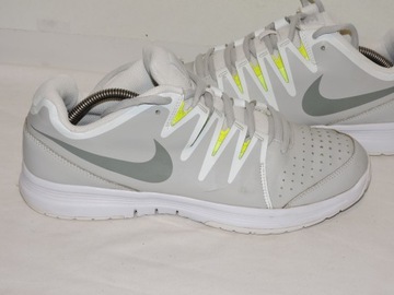 NIKE VAPOR COURT SKÓRA SZARE ŁADNE r.45,5