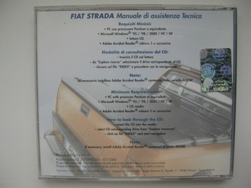Руководство по ремонту Fiat Strada, оригинал, компакт-диск.