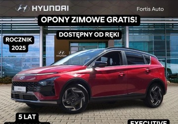 Hyundai Bayon SUV Facelifting 1.0 T-GDI 100KM 2025 Hyundai Bayon Hyundai Bayon 1.0 T-GDI 100KM 6MT Executive Dragon Red Od
