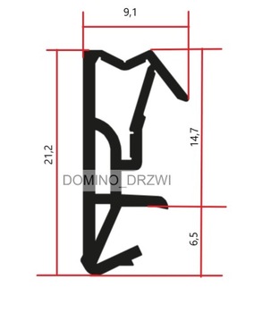 АКУСТИЧЕСКАЯ СТАБИЛЬНАЯ ПРОКЛАДКА ДЛЯ НАРУЖНЫХ ДВЕРЕЙ, КОРИЧНЕВЫЙ РУСТИЧЕСКИЙ