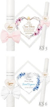 КРЕЩЕННЫЙ ХАЛАТ И СВЕЧА КРЕЩЕННЫЙ ИМЯ эко