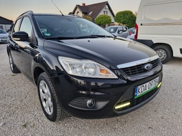 Ford Focus II Kombi 1.6 Duratec 100KM 2010 Ford Focus Lift Sliczny czarny 1.6 benzyna 213 tys km bezwypadkowy z Niemi, zdjęcie 11