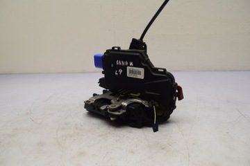 SKODA FABIA II ZAMEK DRZWI LEWY PRZÓD 8PIN 3B1837015AR