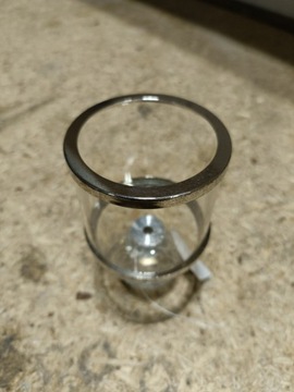 СТЕКЛЯННЫЙ КАНДЕЛЯБР ЛАМПОН РОЗЕТКА