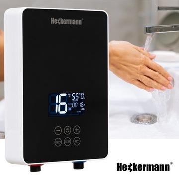 Heckermann SL-X2-60 Черный комплект проточного электрического водонагревателя