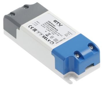 Zasilacz LED PRO 12V, 7W, IP20, wym.100x39x25 mm