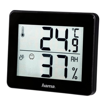 TERMOMETR HIGROMETR TH-130 czarny HAMA