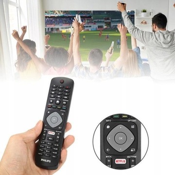 ПУЛЬТ ДИСТАНЦИОННОГО УПРАВЛЕНИЯ ДЛЯ PHILIPS LED 4K UHD SMART TV NETFLIX UNIVERSAL