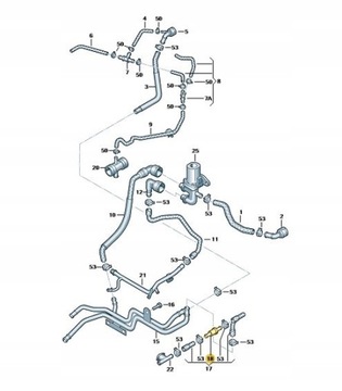 ОРИГИНАЛЬНЫЙ обратный клапан SEAT LEON 1J0122351