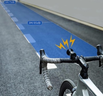 ВЕЛОСИПЕДНЫЙ ЗВОНОК ЭЛЕКТРОННАЯ ТРУБА ДЛЯ ВЕЛОСИПЕДНОГО РУЛЯ СИГНАЛ 120 дБ