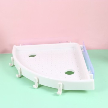 Półka do łazienki narożnej - montowana