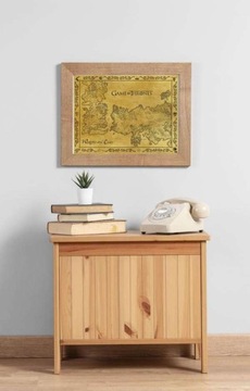 Игра престолов Карта Вестероса и Эссоса - постер 40х50 см