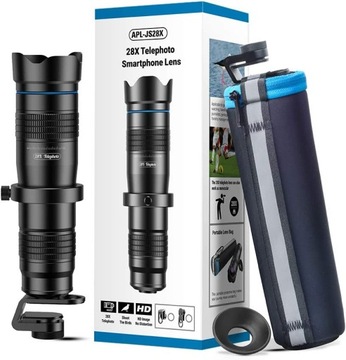 Объектив Apexel APL-JS28X Телескопический телеобъектив Монокуляр HD 28X Объектив