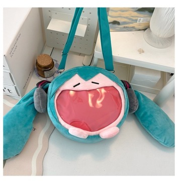 Modna torba Hatsune Miku na ramię na prezent urodzinowy dla dzieci