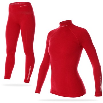 Bielizna trekkingowa na zimę z wełny MERINO damska BRUBECK EXTREME WOOL XL
