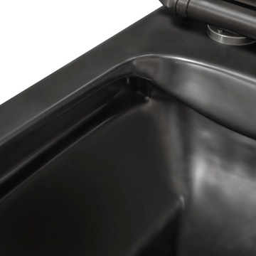 ПОДВЕСНОЙ УНИТАЗ, ЧЕРНЫЙ ДЮРОПЛАСТ KERRA TINOS SEAT