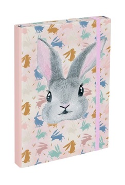 BAAGL Teczki na zeszyty szkolne A4 Bunny