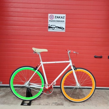 Односкоростной городской велосипед Pasja Owoców, размер 50