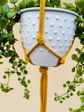 Подвесная подставка для цветов из ниток макраме в стиле бохо, 37 цветов.