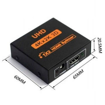 1080P 3D 1 в 2 4K HDCP 1.4 разделитель HDMI