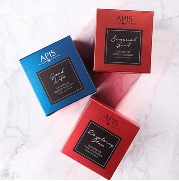 APIS Raspberry Glow Натуральная соевая свеча