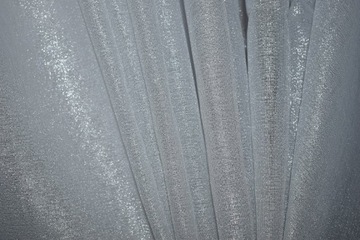 Штора для гостиной, белая, блестящая иней, батист с плотностью как вуаль.