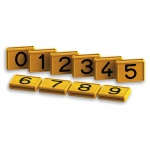 Numer 2, do obroży id. 40mm, 48x46 mm