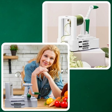 СПИРАЛЬНАЯ ТЕРКА-РЕЗКА ДЛЯ ОВОЩЕЙ