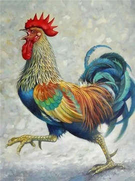 Diamond Painting 5D diament malarstwo kogut pełny kwadratowy do przytwierdz