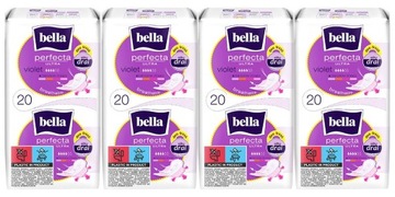 Podpaski Bella Perfecta Ultra Violet ze skrzydełkami zestaw 4x20 szt