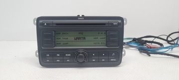 Skoda Dance Roomster Fabia II Radio Mp3 5J0035161z kodem