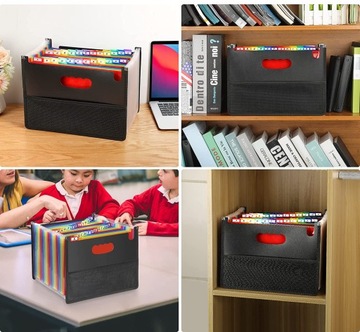 Папка для документов-аккордеона с 24 отделениями